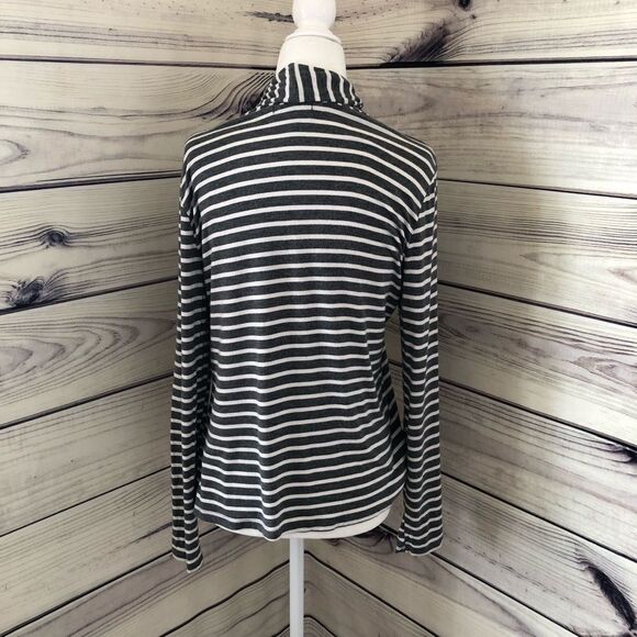 Fenn Wright Manson Grey & White Striped Soft Cardigan Size Small - Picture 4 of 6